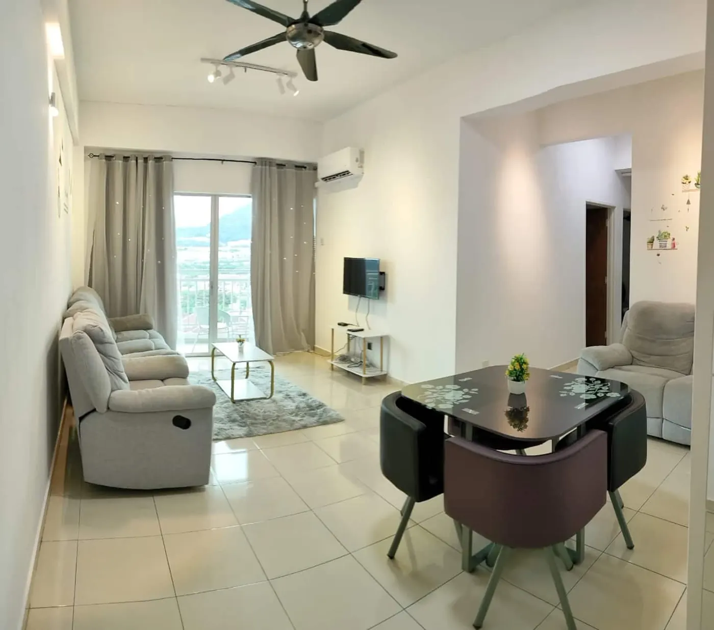 Inside Comfy Home, Bayan Lepas, one of the Pinang Keys apartments in Penang.